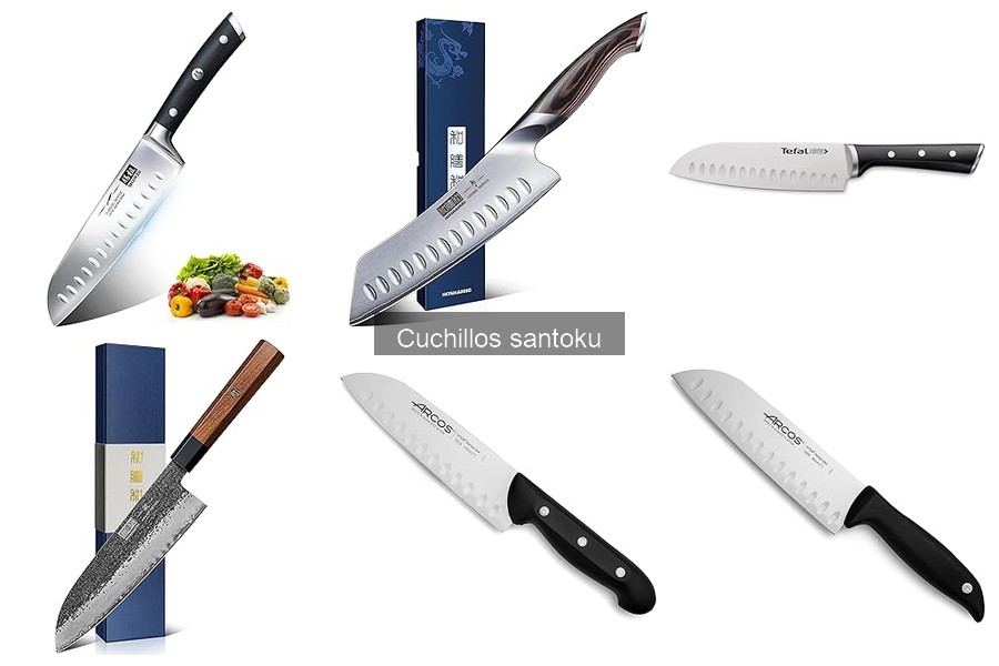 Mejores cuchillos santoku para chefs aficionados: comparativa