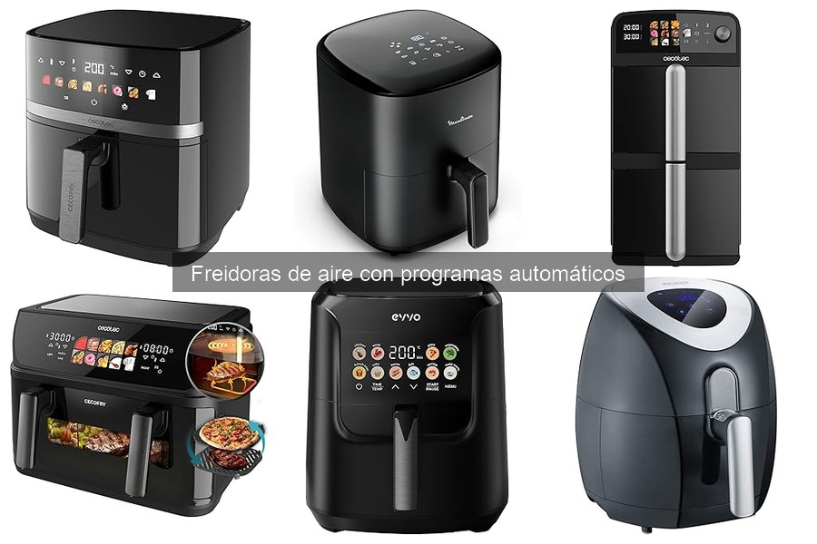 Mejores freidoras de aire automáticas para cocina pequeña