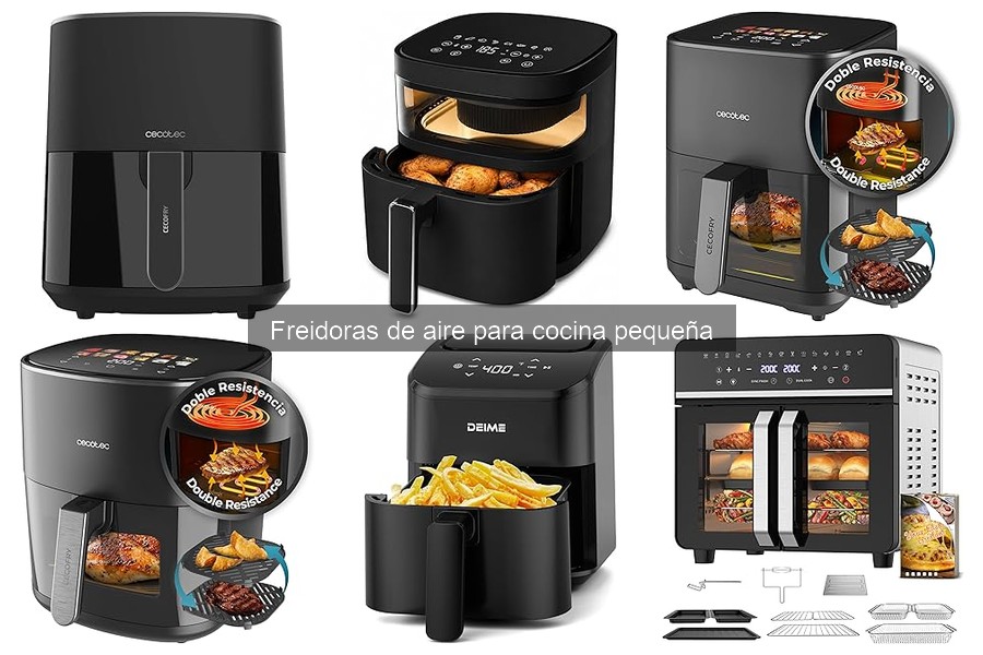 Mejores freidoras de aire para cocinas pequeñas 2023