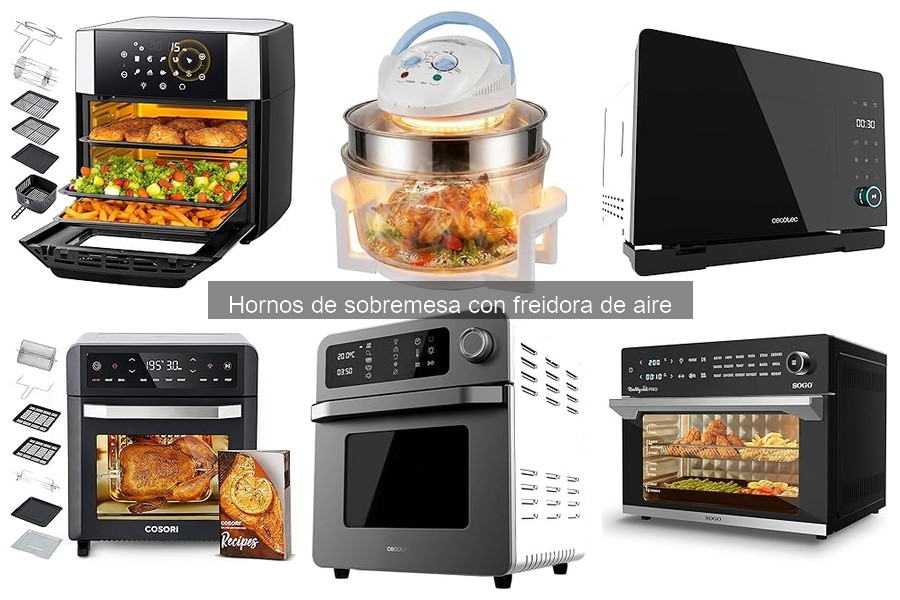 Mejores lugares para comprar hornos de sobremesa con freidora