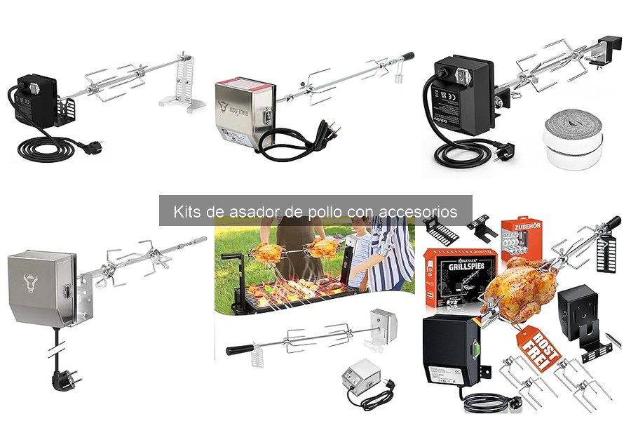 Mejores lugares para comprar kits de asador de pollo con accesorios