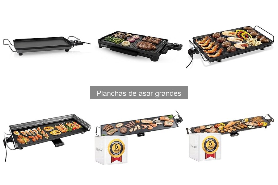 Mejores marcas de planchas de asar grandes en 2023