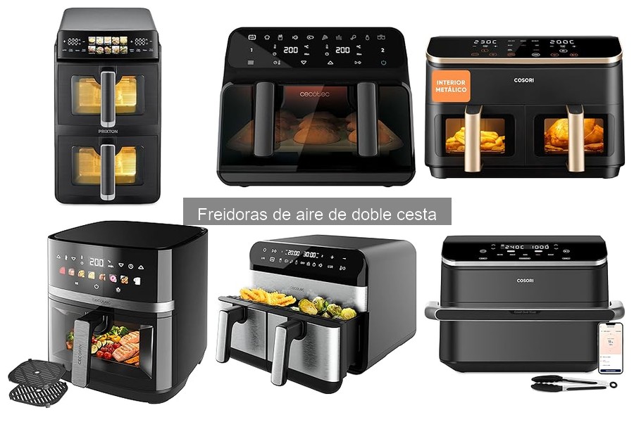 Mejores ofertas y precios en freidoras de aire de doble cesta