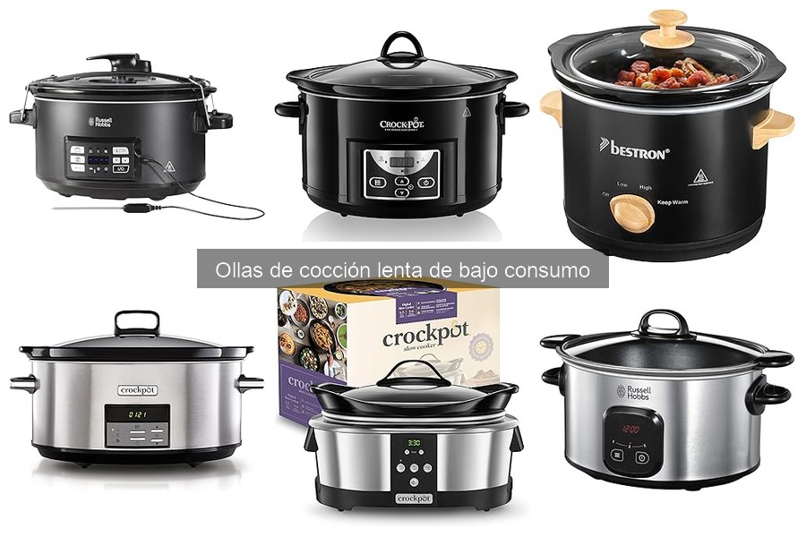 Mejores ollas de cocción lenta de bajo consumo para familias pequeñas