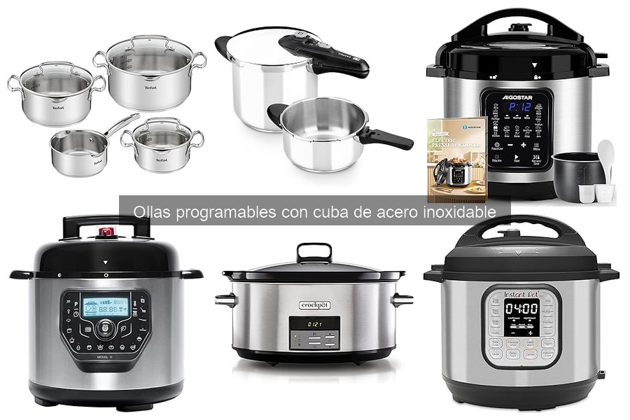 Mejores ollas programables de acero inoxidable en 2023