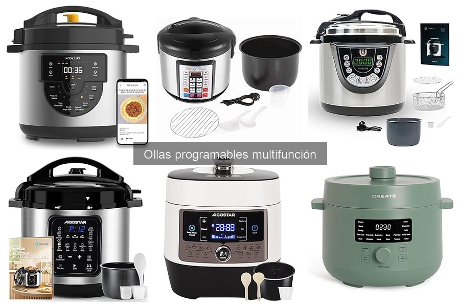 Mejores ollas programables multifunción para principiantes