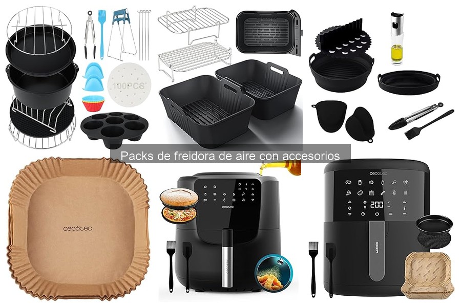Mejores packs de freidora de aire con accesorios en 2023