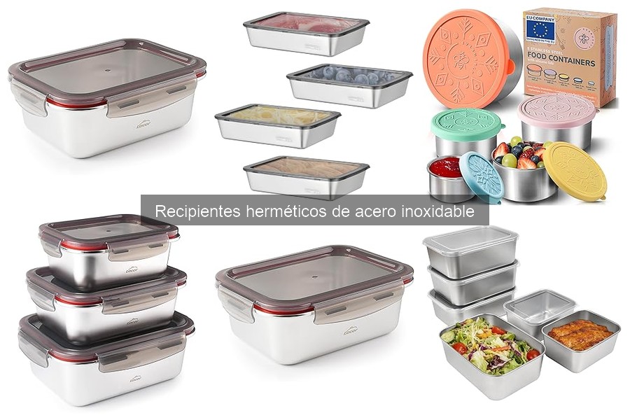 Mejores recipientes herméticos de acero inoxidable para alimentos