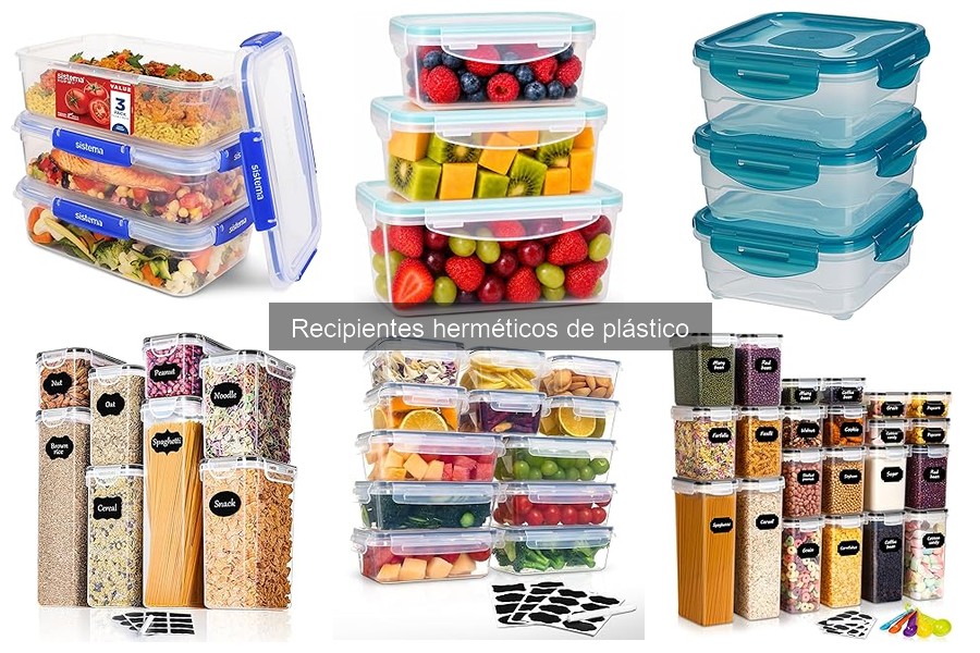 Mejores Recipientes Herméticos de Plástico para Alimentos