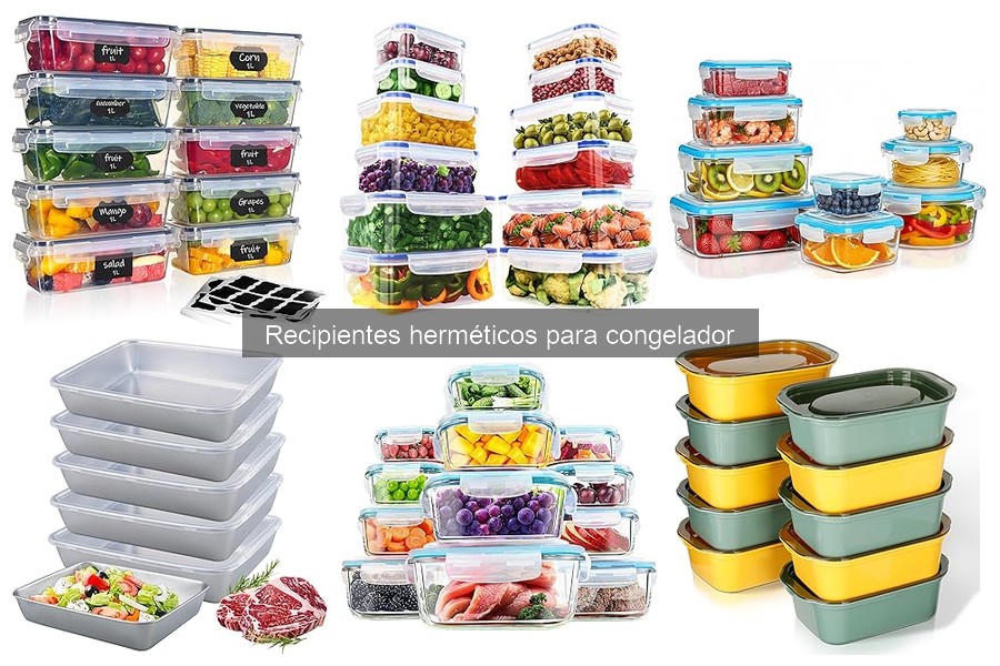 Mejores recipientes herméticos para congelador para familias