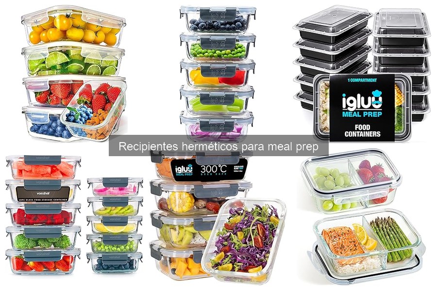 Mejores recipientes herméticos para meal prep 2023