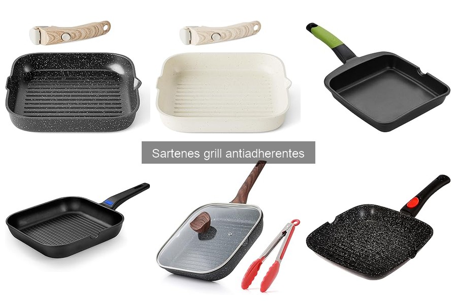 Mejores sartenes grill antiadherentes para asar verduras