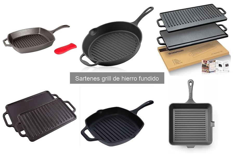 Mejores sartenes grill de hierro fundido para principiantes