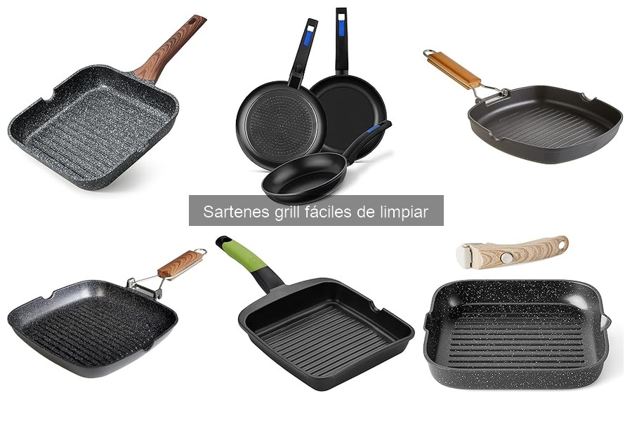 Mejores sartenes grill fáciles de limpiar para pollo