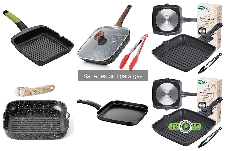Mejores sartenes grill para gas: Comparativa y recomendaciones