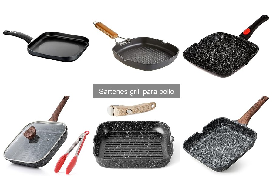 Mejores sartenes grill para pollo en 2023: comparativa y opiniones