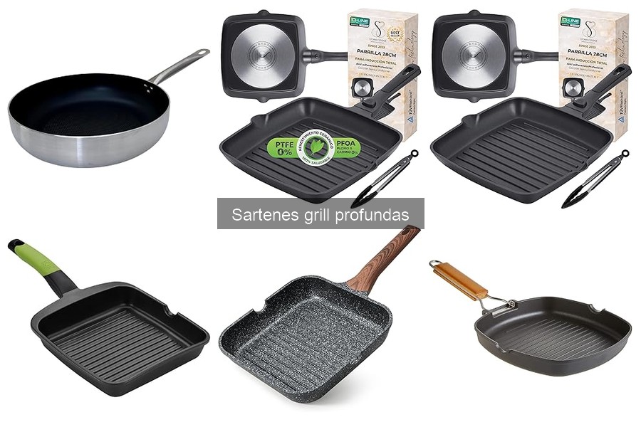 Mejores sartenes grill profundas para asar pollo en 2023