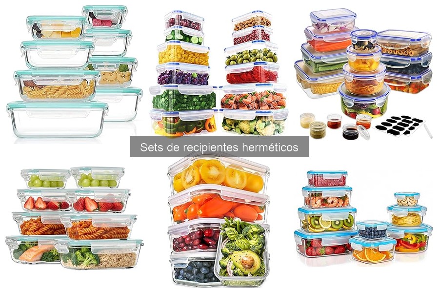 Mejores sets de recipientes herméticos para el hogar