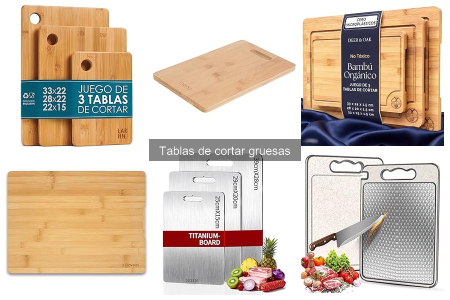 Mejores tablas de cortar gruesas para chefs profesionales