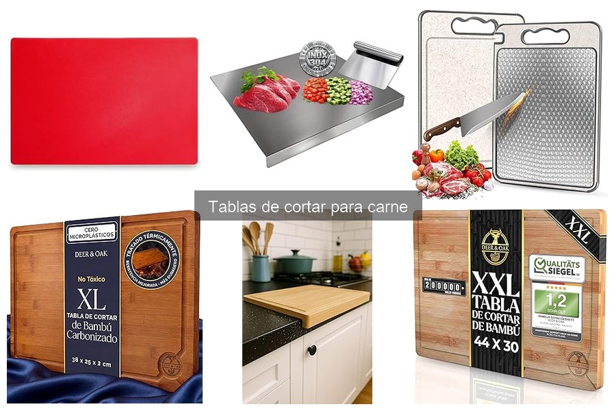 Mejores tablas de cortar para carne: comparativa y consejos