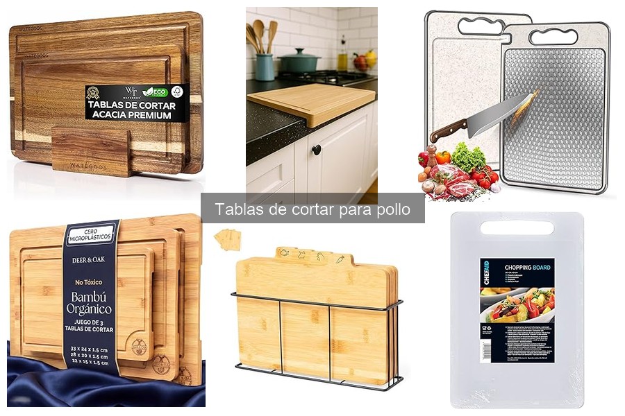 Mejores tablas de cortar para pollo: comparativa y opiniones