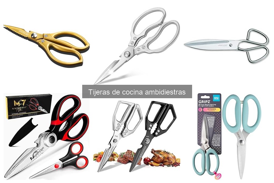 Mejores tijeras de cocina ambidiestras del 2023