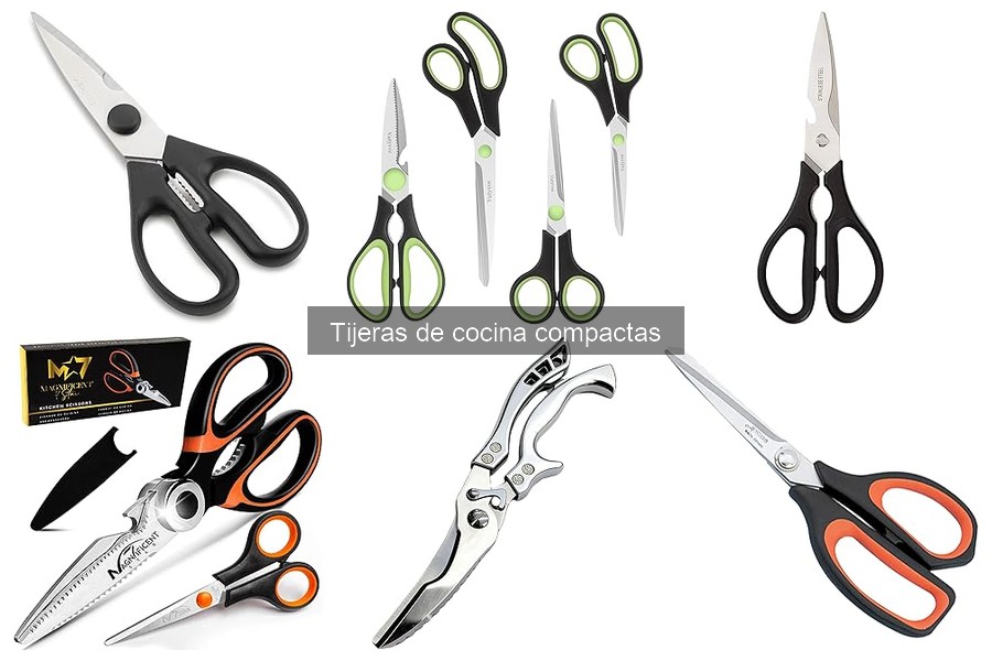 Mejores tijeras de cocina compactas para familias seguras