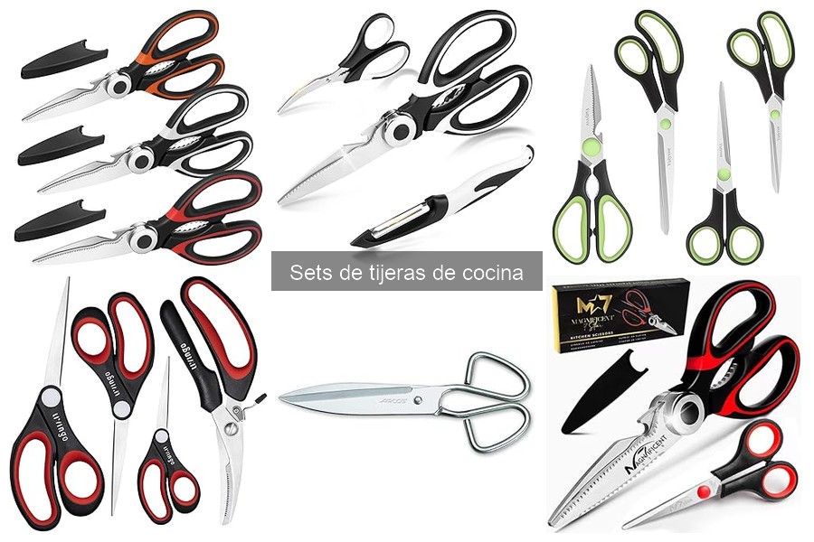 Mejores tijeras de cocina para uso en el hogar: comparativa