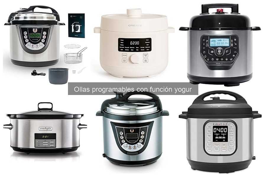 Olla programable con función yogur: características y usos