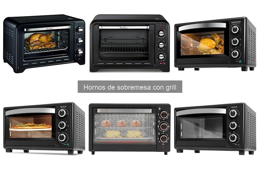 Opiniones de usuarios sobre hornos de sobremesa con grill