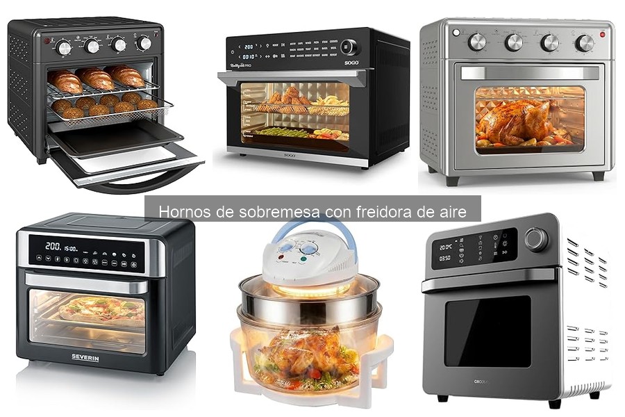 Opiniones de usuarios sobre hornos de sobremesa y freidoras de aire