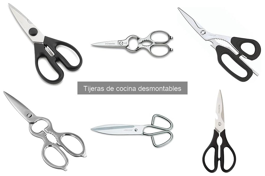Opiniones de usuarios sobre tijeras de cocina desmontables