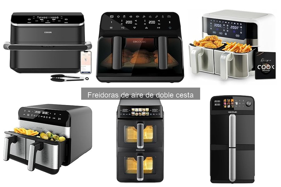 Opiniones sobre freidoras de aire de doble cesta