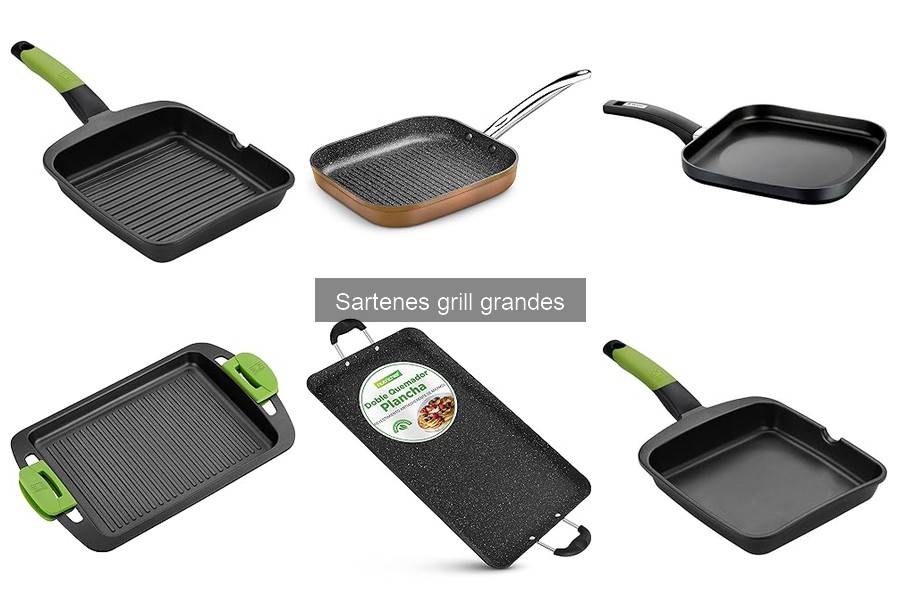 Opiniones sobre las mejores sartenes grill grandes 2023