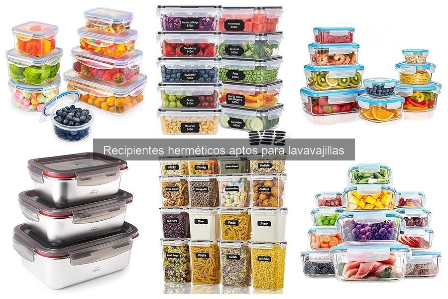 Opiniones sobre los mejores recipientes herméticos aptos para lavavajillas