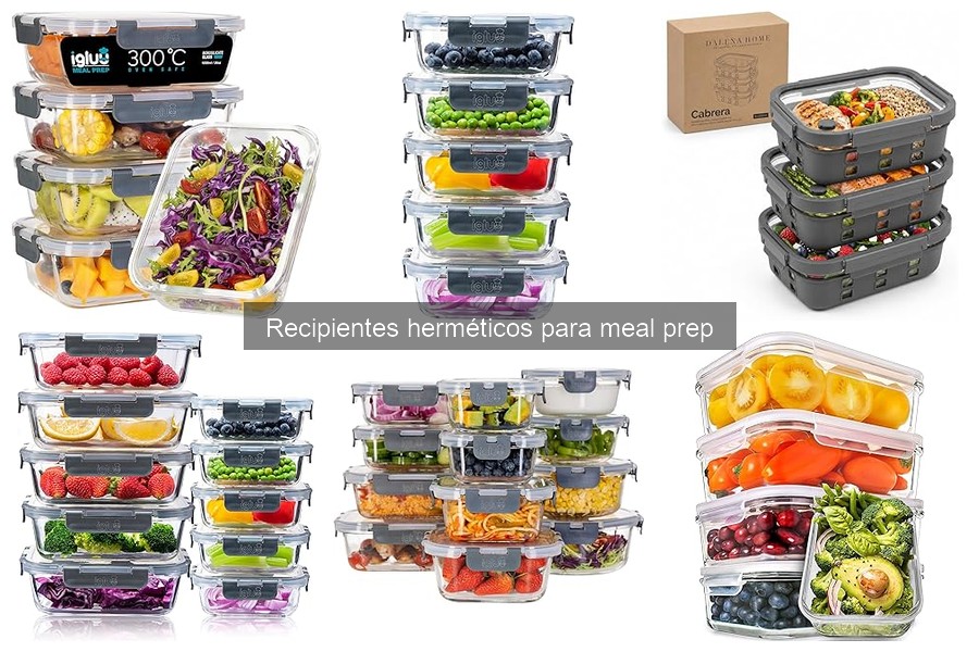 Opiniones sobre recipientes herméticos para meal prep