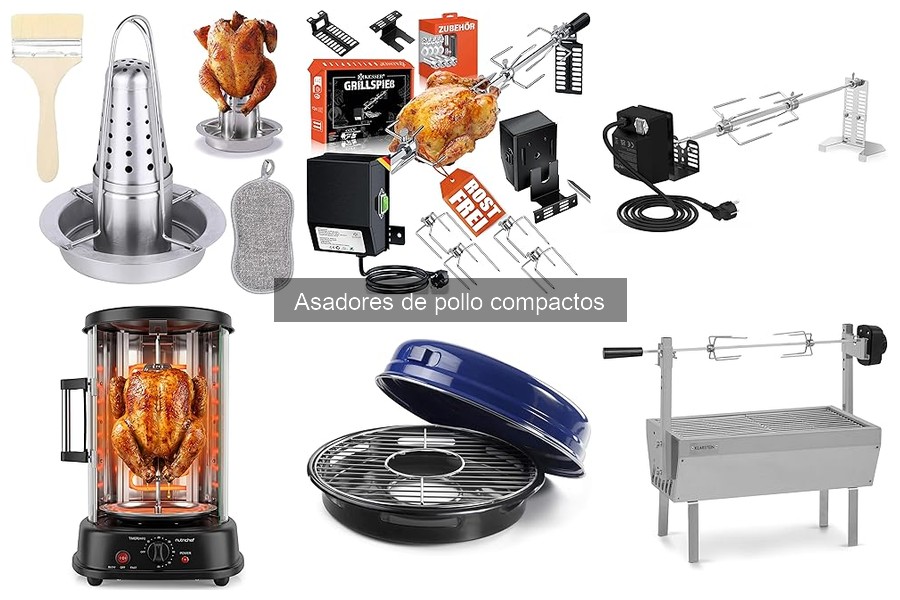 Precio de asadores de pollo compactos en Amazon: ofertas y más