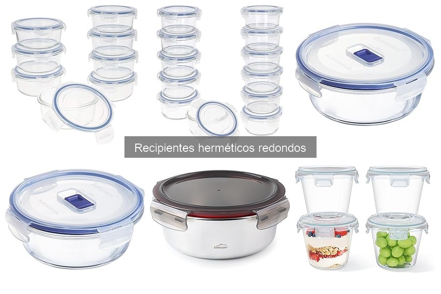 Precio promedio de recipientes herméticos redondos en Amazon