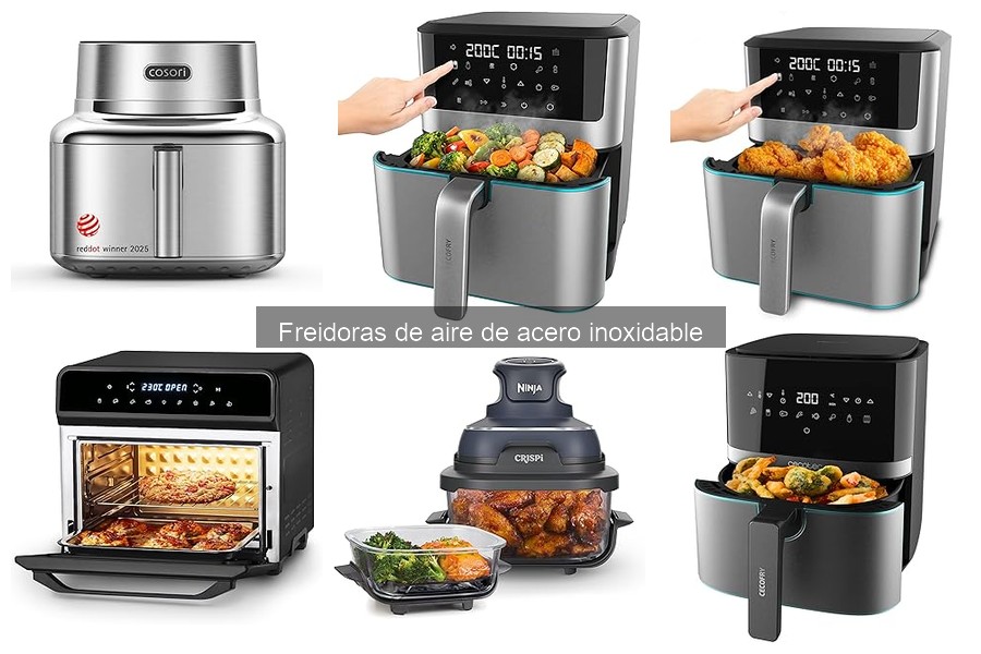 Precios de freidoras de aire de acero inoxidable y dónde comprarlas