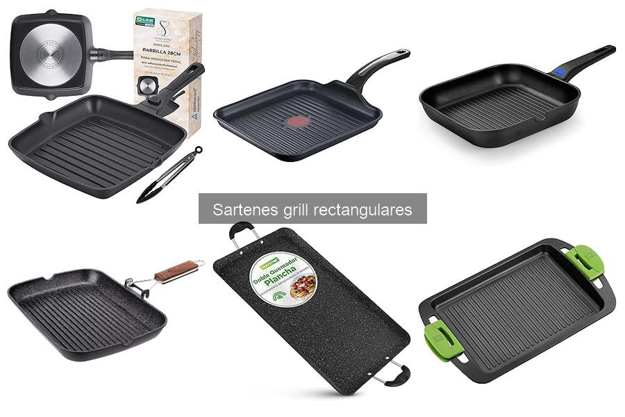 Precios promedio de sartenes grill rectangulares en 2023