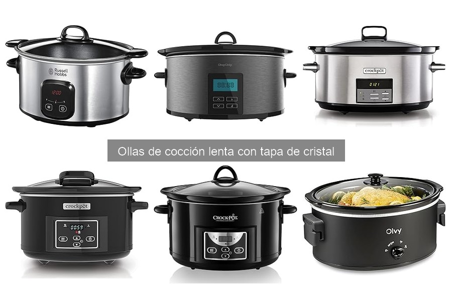 Precios y dónde comprar ollas de cocción lenta con tapa de cristal