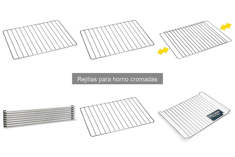 Precios y dónde comprar rejillas para horno cromadas