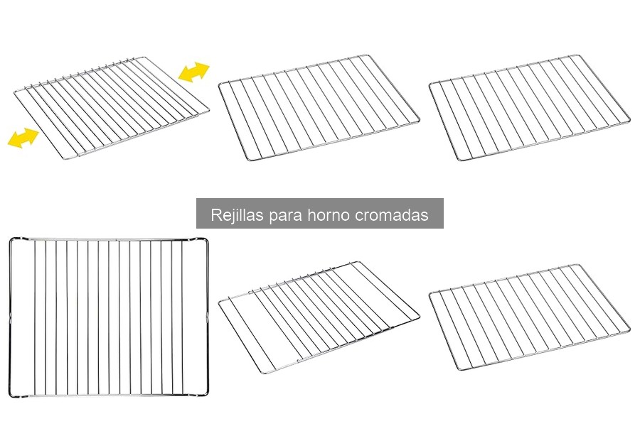 Preguntas frecuentes sobre rejillas para horno cromadas
