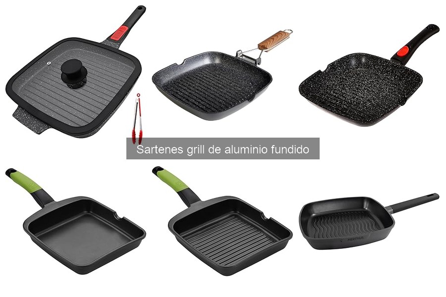 Preguntas Frecuentes sobre Sartenes Grill de Aluminio Fundido