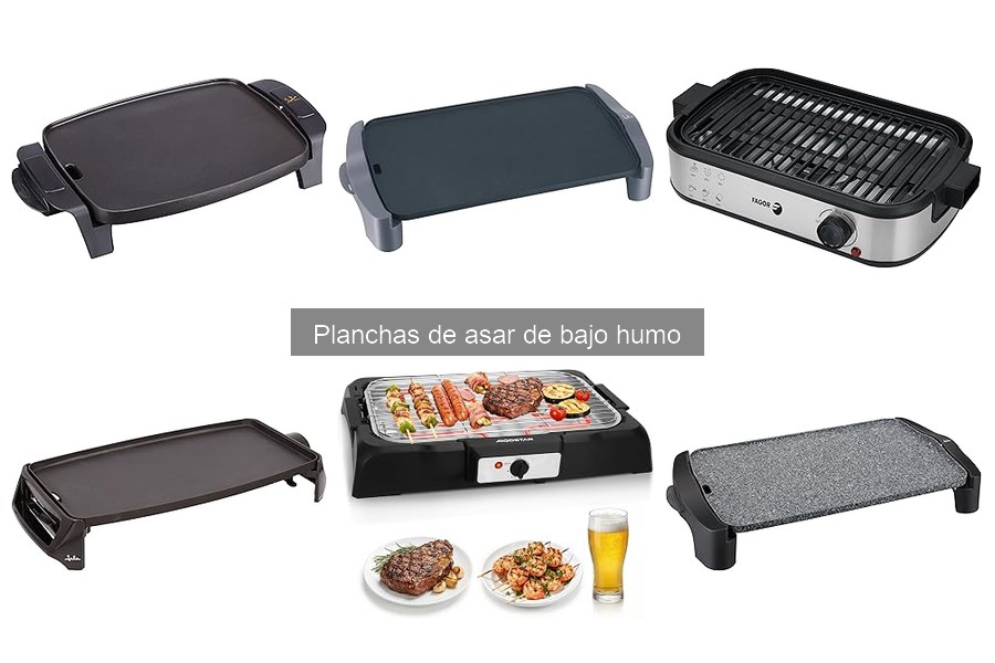 Problemas comunes al usar planchas de asar de bajo humo