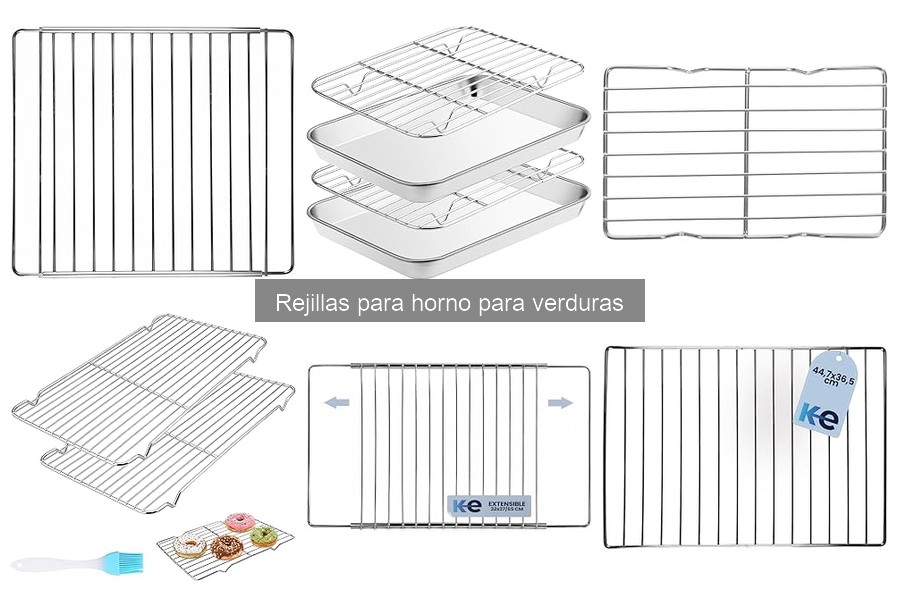 Problemas comunes al usar rejillas para horno en verduras