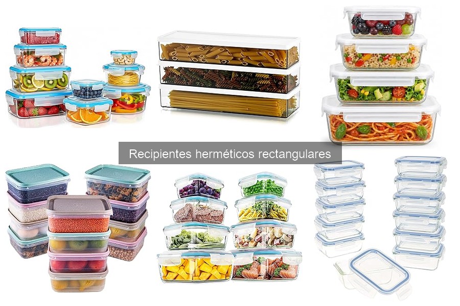 Problemas comunes con recipientes herméticos rectangulares