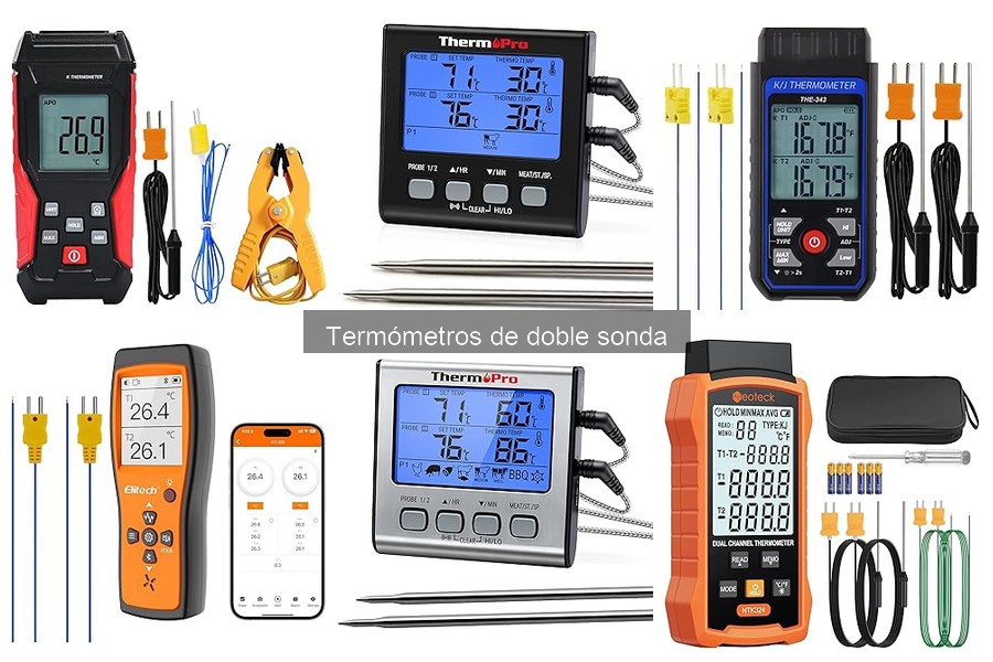 Problemas comunes con termómetros de doble sonda y soluciones