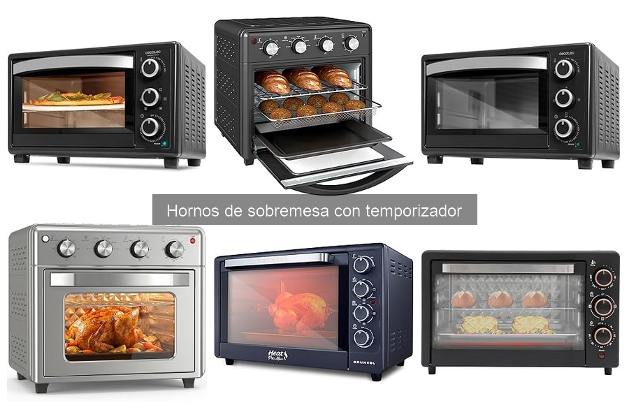Problemas comunes en hornos de sobremesa con temporizador