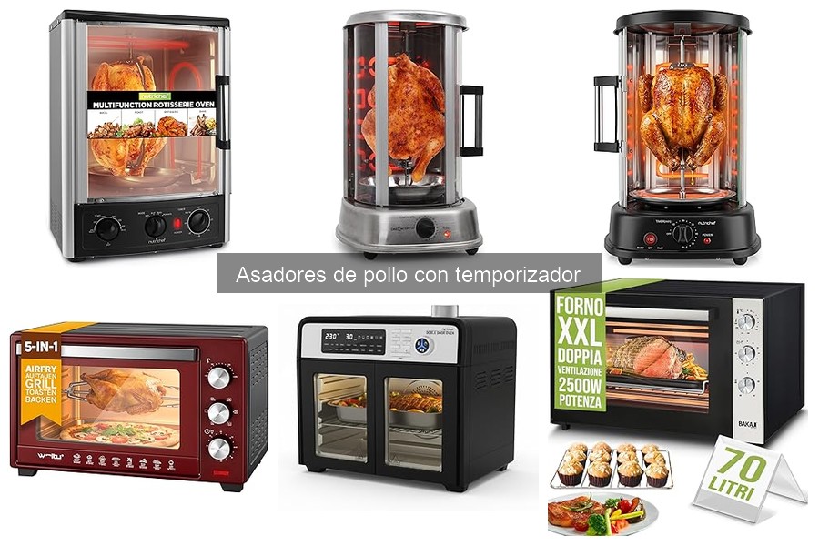 ¿Qué es un asador de pollo con temporizador? Descubre sus ventajas